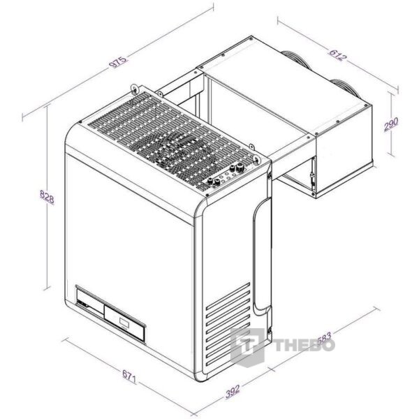 Koelmotor Combisteel 7265.0015 - 2