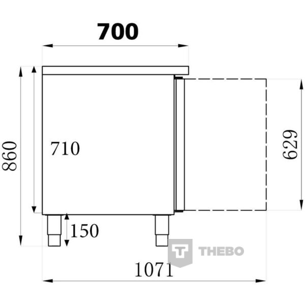 Koelwerkbank Combisteel 7450.0210 - 1