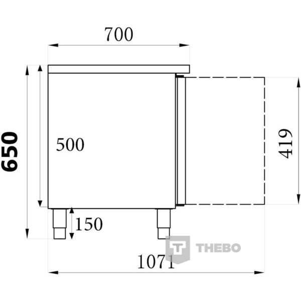 Koelwerkbank Combisteel 7450.0760 - 1