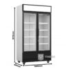 Glasdeur koelkast Combisteel 7455.2105 - 12