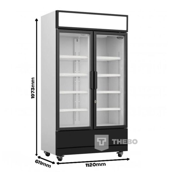 Glasdeur koelkast Combisteel 7455.2105 - 12