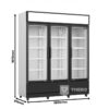 Glasdeur koelkast Combisteel 7455.2110 - 15