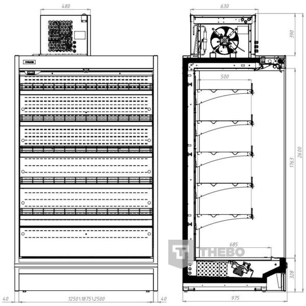 Wandkoeling Combisteel 7469.0105 - 1