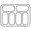 Schepijsvitrine Combisteel 7472.0125 - 3