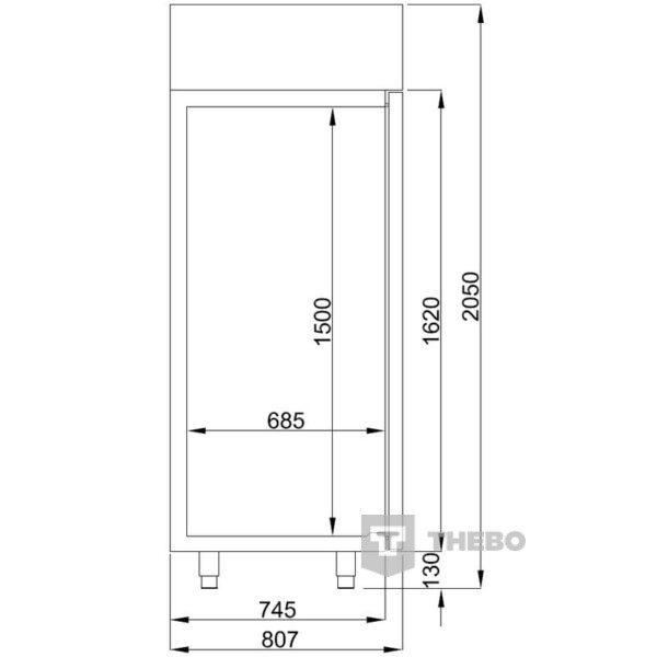 Vrieskast Combisteel 7489.5015 - 2