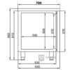 Koelwerkbank Combisteel 7489.5095 - 1