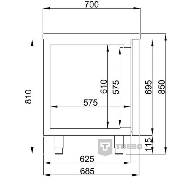 Vrieswerkbank Combisteel 7489.5135 - 2