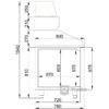 Pizzawerkbank Combisteel 7489.5230 - 3