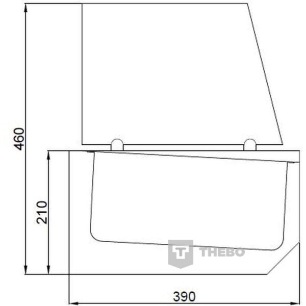 Opzetvitrine Combisteel 7489.5245 - 1