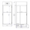 Koelkast Combisteel 7489.5430 - 2