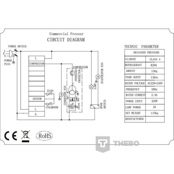 Vrieskast Combisteel 7950.5210 - 2