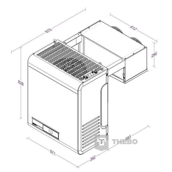 Koelmotor Combisteel 7265.0020 - 2