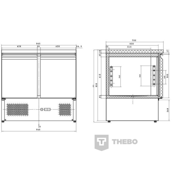 Vrieswerkbank Combisteel 7450.0079 - 2