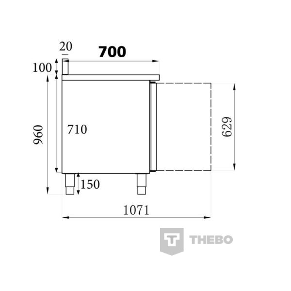 Koelwerkbank Combisteel 7450.0782 - 1