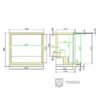 Backbar koelkast Combisteel 7455.1305 - 2