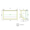 Backbar koelkast Combisteel 7455.1320 - 2