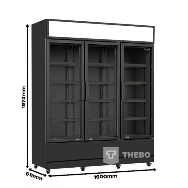 Glasdeur koelkast Combisteel 7455.2115 - 12