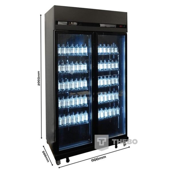 Glasdeur koelkast Combisteel 7455.3150 - 21