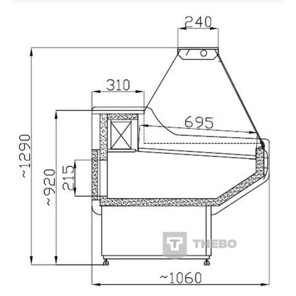 Koelvitrine Combisteel 7486.0025 - 1