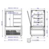 Koelvitrine Combisteel 7486.0095 - 1