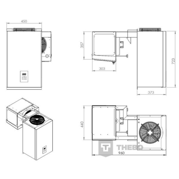 Koelmotor Combisteel 7489.0410 - 1