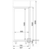 Glasdeur koelkast Combisteel 7489.5025 - 1