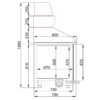 Pizzawerkbank Combisteel 7489.5225 - 3