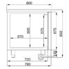 Bakkerskoelwerkbank Combisteel 7489.5250 - 1