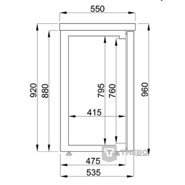 Backbar koelkast Combisteel 7489.5280 - 1