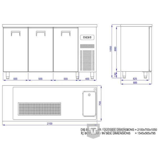 Biervatenkoeler Combisteel 7489.5330 - 2