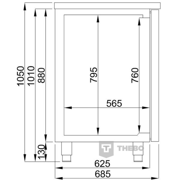 Biervatenkoeler Combisteel 7489.5335 - 1
