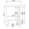 Koelwerkbank Combisteel 7489.5585 - 1