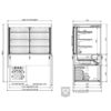 Drop-in vitrine Combisteel 7495.0140 - 1