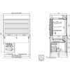Drop-in vitrine Combisteel 7495.0155 - 1