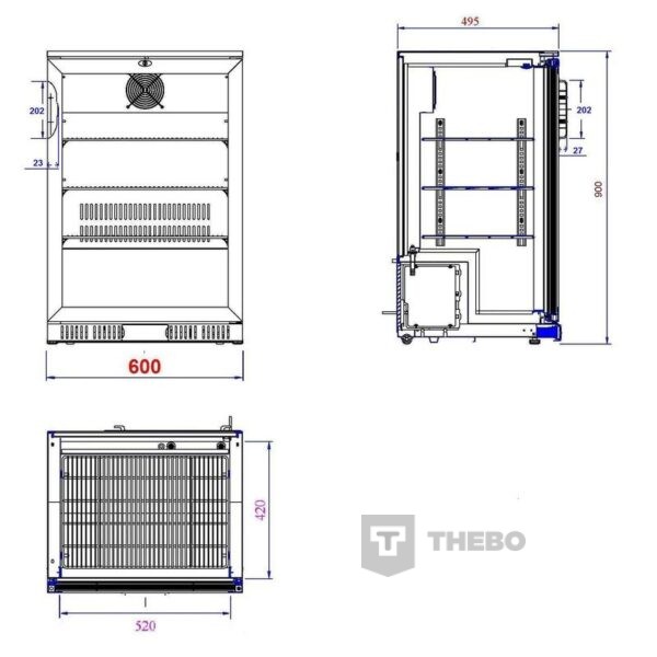Backbar koelkast Combisteel 7527.0005 - 1