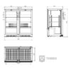 Backbar koelkast Combisteel 7527.0010 - 1