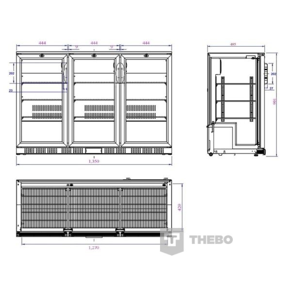 Backbar koelkast Combisteel 7527.0015 - 1