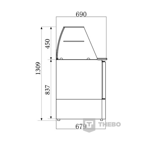 Saladette Combisteel 7950.0405 - 1