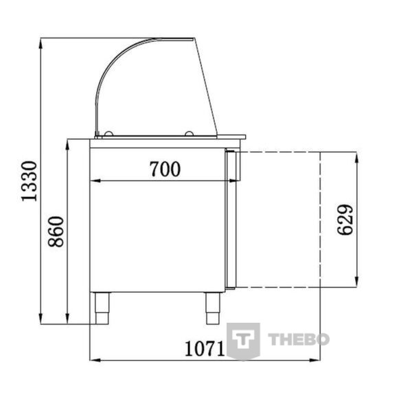 Saladette Combisteel 7950.0415 - 1