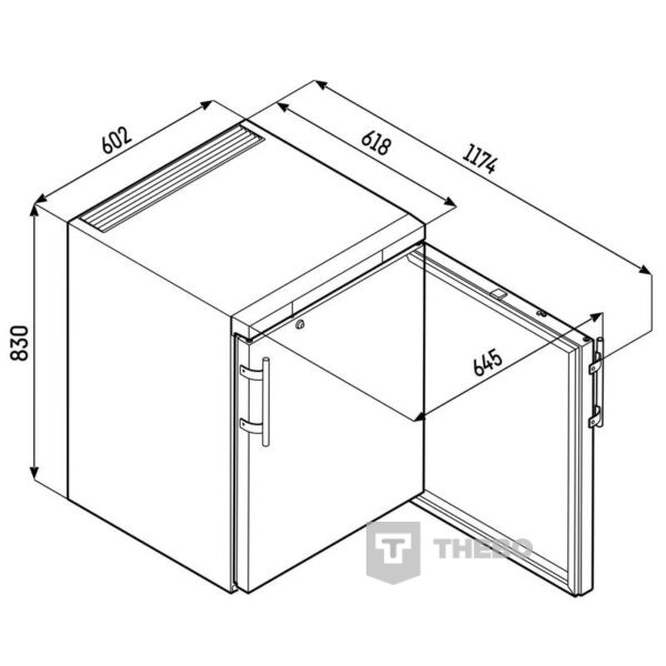 Onderbouw koelkast Liebherr FKUv 1613-24 - 5